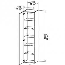 Duravit DS1229R5151 - Duravit DuraStyle Tall Cabinet  Pine Terra