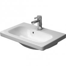 Duravit 2337630030 - Furniture basin 635mm DuraStyle white, w.OF, w.TP, 3 TH,