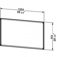 Duravit LC989800000 - Frame for mirror L-Cube cabinet - recessed version