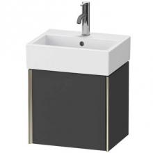 Duravit XV4231RB149 - Duravit XViu One Door Wall-Mount Vanity Unit Graphite