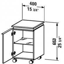 Duravit DN2525R5252 - DN Mobile storage unit 460x400x653 European