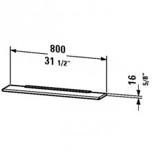 Duravit DN790601515 - DN wall board 800 Spring HxWxD: