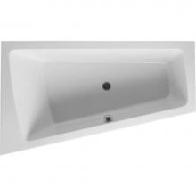 Duravit 700212000000090 - Duravit Paiova 66 7/8'' x 39 3/8'' Trapezoidal Drop In Bathtub in White Acryli