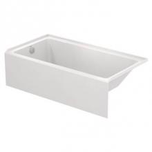 Duravit 700654000000090 - Duravit No.1 60'' x 32'' Rectangular Alcove Bathtub in White Acrylic with Left