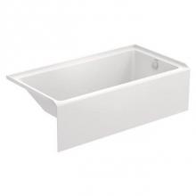 Duravit 700655000000090 - Duravit No.1 60'' x 32'' Rectangular Alcove Bathtub in White Acrylic with Righ
