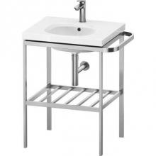 Duravit AU4581070700000 - Duravit Aurena 23'' x 31 5/8'' Console in Brushed Stainless Steel