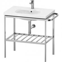 Duravit AU4583070700000 - Duravit Aurena 30 7/8'' x 31 5/8'' Console in Brushed Stainless Steel