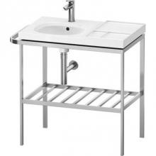 Duravit AU4584070700000 - Duravit Aurena 30 7/8'' x 31 5/8'' Console in Brushed Stainless Steel