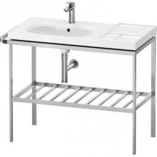 Duravit AU4586070700000 - Duravit Aurena 38 3/4'' x 31 5/8'' Console in Brushed Stainless Steel
