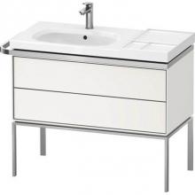 Duravit AU4576036360000 - Duravit Aurena 38 3/4'' Wall Mount Two Drawer Single Vanity Cabinet in Satin Matte White