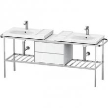 Duravit AU4590085850000 - Duravit Aurena 77 1/2'' x 31 5/8'' Console in Brushed Aluminum