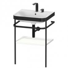 Duravit HP4735E3636 - Happy D.2 Plus C-Bonded Vanity Kit with Sink and Metal Console White