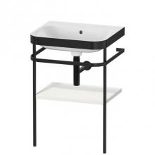 Duravit HP4735N3939 - Happy D.2 Plus C-Bonded Vanity Kit with Sink and Metal Console Nordic White