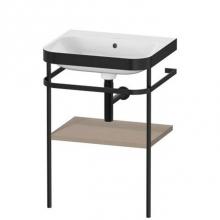 Duravit HP4735N7575 - Happy D.2 Plus C-Bonded Vanity Kit with Sink and Metal Console Linen
