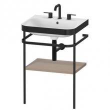 Duravit HP4735T7575 - Duravit Happy D.2 Plus C-Bonded Set With Metal Console  Linen