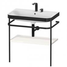Duravit HP4737E2222 - Happy D.2 Plus C-Bonded Vanity Kit with Sink and Metal Console White