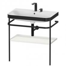 Duravit HP4737E3939 - Happy D.2 Plus C-Bonded Vanity Kit with Sink and Metal Console Nordic White