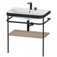 Duravit HP4737E7575 - Happy D.2 Plus C-Bonded Vanity Kit with Sink and Metal Console Linen