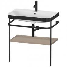 Duravit HP4737O7575 - Happy D.2 Plus C-Bonded Vanity Kit with Sink and Metal Console Linen