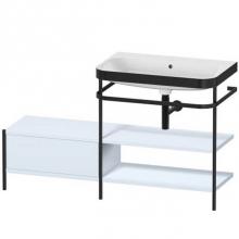 Duravit HP4747N9797 - Duravit Happy D.2 Plus C-Bonded Vanity Kit with Sink and Metal Console Light Blue