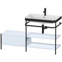 Duravit HP4747O9797 - Duravit Happy D.2 Plus C-Bonded Vanity Kit with Sink and Metal Console Light Blue
