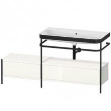 Duravit HP4758N2222 - Happy D.2 Plus C-Bonded Vanity Kit with Sink and Metal Console White