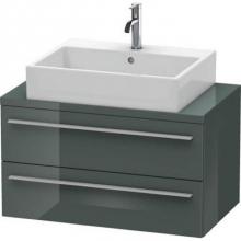 Duravit XL540703838 - Duravit X-Large Vanity Unit for Console  Dolomiti Gray High Gloss