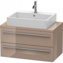 Duravit XL540708686 - Duravit X-Large Vanity Unit for Console  Cappuccino High Gloss