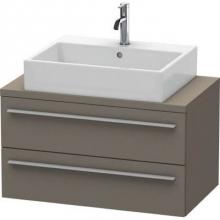 Duravit XL540709090 - Duravit X-Large Vanity Unit for Console  Flannel Gray Satin Matte