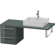 Duravit XL543603838 - Duravit X-Large Vanity Unit for Console  Dolomiti Gray High Gloss