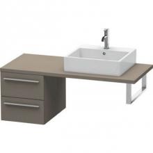Duravit XL543609090 - Duravit X-Large Vanity Unit for Console  Flannel Gray Satin Matte