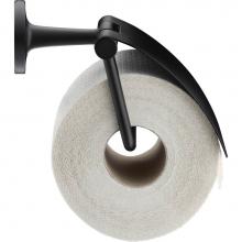 Duravit 0099404600 - Duravit Starck T Single Roll Covered Toilet Paper Holder in Matte Black