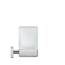 Duravit 0099511000 - Duravit Karree Wall Mount Toothbrush Holder in Chrome