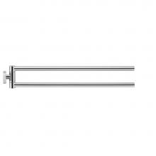 Duravit 0099581000 - Duravit Karree 17 3/4'' Double Towel Bar in Chrome