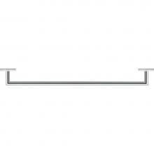 Duravit 0099591000 - Duravit Karree 26 3/8'' Single Towel Bar in Chrome