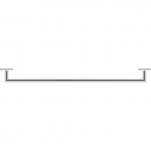 Duravit 0099601000 - Duravit Karree 34 1/8'' Single Towel Bar in Chrome