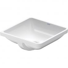 Duravit 0305430000 - Duravit Starck 3 18 1/4'' Rectangular Undermount Sink in White with Overflow
