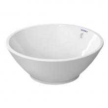 Duravit 0325420000 - Duravit Design Classics 16 1/2'' Round Vessel Sink in White with Overflow