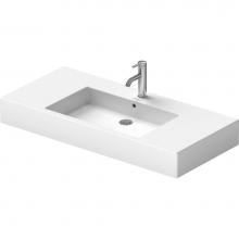 Duravit 0329100000 - Duravit Vero 41 3/8'' Rectangular Wall Mounted Sink in White with Single Faucet Hole and