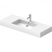 Duravit 0329120000 - Duravit Vero 49 1/4'' Rectangular Wall Mounted Sink in White with Single Faucet Hole and