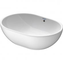 Duravit 0335500000 - Duravit Design Classics 19 1/2'' Oval Vessel Sink in White with Overflow