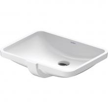 Duravit 0359490017 - Duravit ME by Starck 20 7/8'' Rectangular Undermount Sink in White with Overflow