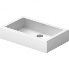 Duravit 0455600000 - Duravit Vero 23 5/8'' Rectangular Vessel Sink in White