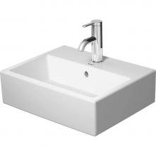 Duravit 0724450000 - Duravit Vero 15 3/4'' Rectangular Wall Mounted Sink in White with Single Faucet Hole and