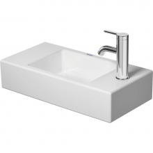 Duravit 0724500008 - Duravit Vero 19 5/8'' Rectangular Wall Mounted Sink in White with Single Faucet Hole and