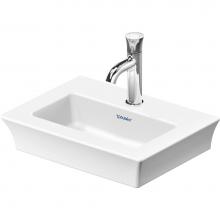Duravit 0737450041 - Duravit White Tulip 17 3/4'' Rectangular Wall Mounted Sink in White with Single Faucet H