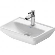 Duravit 0738450041 - Duravit D-Neo 17 3/4'' Rectangular Wall Mounted Sink in White with Single Faucet Hole an