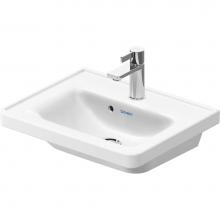 Duravit 0742500000 - Duravit D-Neo 19 5/8'' Rectangular Wall Mounted Sink in White with Single Faucet Hole an