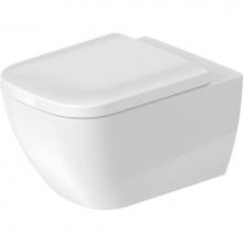 Duravit 2222090092 - Duravit Happy D.2 1.6/0.8 GPF Dual Flush Rimless ADA Compliant Compact Elongated Wall Mounted Toil