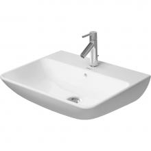 Duravit 2335600000 - Duravit ME by Starck 23 5/8'' Rectangular Wall Mounted Sink in White with Single Faucet
